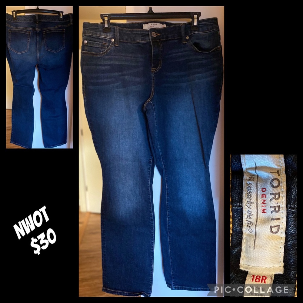 Torrid 18R boot cut NWOT jeans
